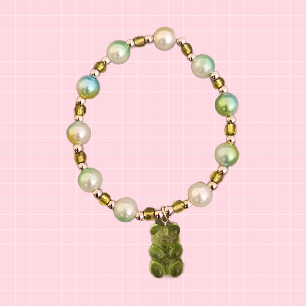 Green Gummy Bear Bracelet